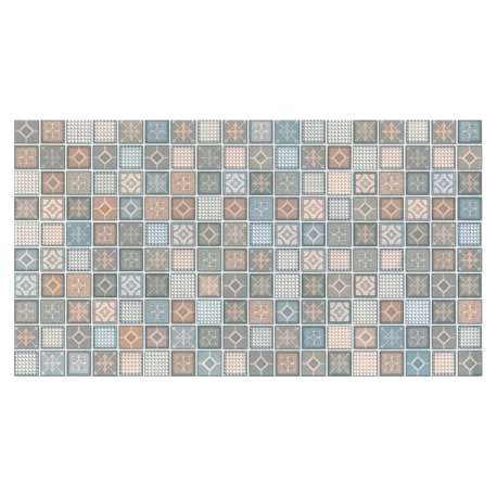 Revestimento Inserto 32x59 Reale Patch Multicor Brilhante Extra INCEPA