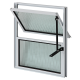 Basculante 40x40cm Alumínio Branco Absolut ALIANCE