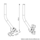 Mastro para Antena SM-200 BRASFORMA