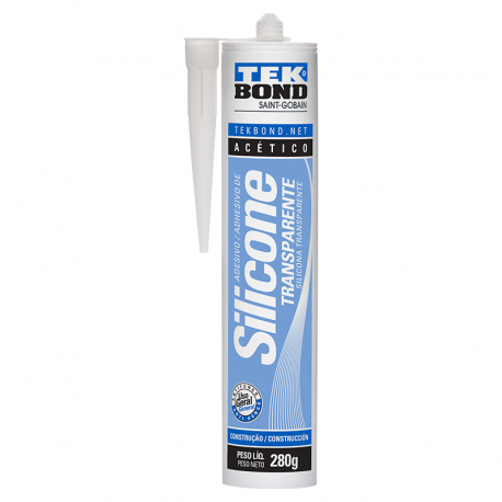 Silicone Acético 280g Transparente TEK BOND