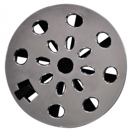 Grelha Redonda cromada com dispositivo Anti Inseto rotativa 15cm GRB8 ASTRA