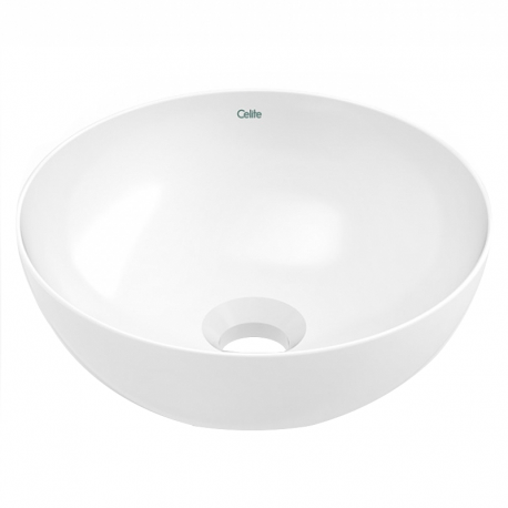 Cuba de Apoio Redonda 30cm Mini Branca R0 CELITE