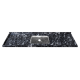 Pia Granito Borda Reta Dupla 202x57cm com Cuba Profundidade 14cm Preto Indiano KASA