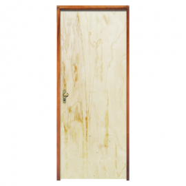 Porta Lisa Mescla com Batente Misto 11cm e Fechadura Externa 210x0,80cm Direita SIDNEY