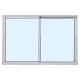 Janela 2 Folhas 100x150cm Caribe Max Alumínio Branco J2 JAP