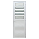 Porta Basculante 215x0,80cm Direita Caribe Max Alumínio Branco PSB JAP