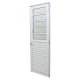Porta Basculante 215x0,80cm Direita Caribe Max Alumínio Branco PSB JAP