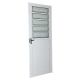 Porta Basculante 210x80cm Direita Alumínio Branco Absolut ALIANCE