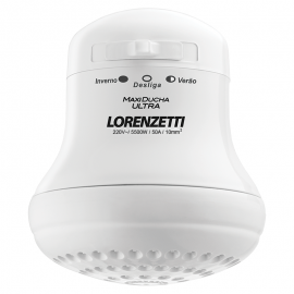 Maxi Ducha Ultra Branca 5500W 127V LORENZETTI