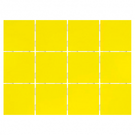 Revestimento 10x10cm Telado Canário Amarelo 3030 Extra STRUFALDI