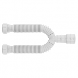 Sifão Tubo Extensivo Duplo Branco Universal 030205 BLUKIT