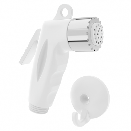 Gatilho para Ducha Higiênica Branco e Crivo Cromado 240202-212 BLUKIT