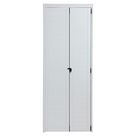 Porta Camarão Lambril 2,10x80cm Direita Alumínio Branco ALIANCE