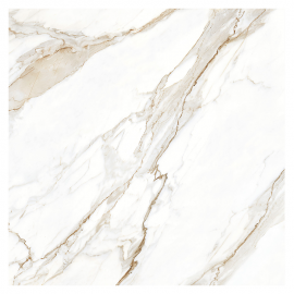 Porcelanato 121x121cm Master Calacata Premium Lux P121000 Extra EMBRAMACO