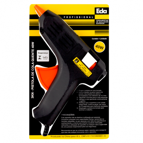 Pistola para Cola Grande 3KN Bivolt 40W EDA