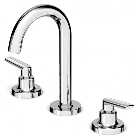 Misturador de Mesa para Lavatório 3 Furos Bica Alta com Válvula Escoamento Smart-N B50001CCRB CELITE