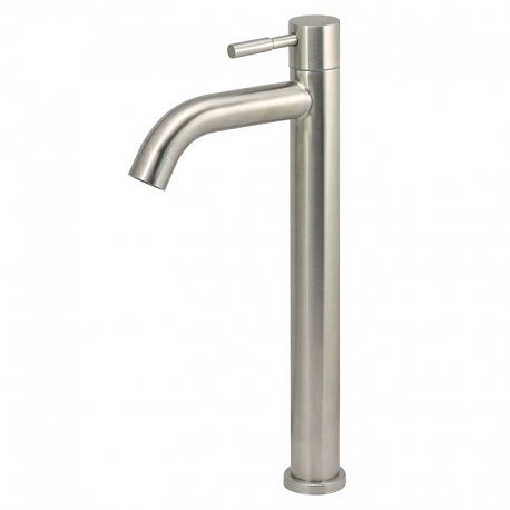 Torneira Lavatório Mesa 1/4 de Volta Bica Alta Steel Inox 9505 STOC