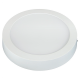 Painel LED Sobrepor 17 Redondo 12W Bivolt 3000K Luz Amarela 15070113 TASCHIBRA