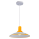 Pendente Ice Vidro 30x120 Branco e Amarelo STARTEC