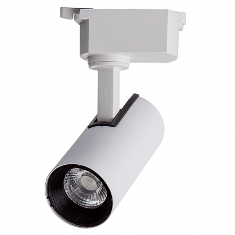 Spot LED 5W Luz Branca 6500K para Trilho Eletrificado Branco 1472000506 STARTEC