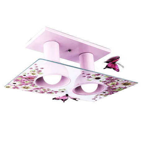 Plafon Multhi Floral para 2 Lâmpadas 145700048 STARTEC