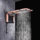 Chuveiro Acqua Duo Black e Rose Gold 5500W 127V LORENZETTI