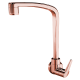 Torneira de Parede para Cozinha 1168 Flatt F71 Rose Gold LORENZETTI