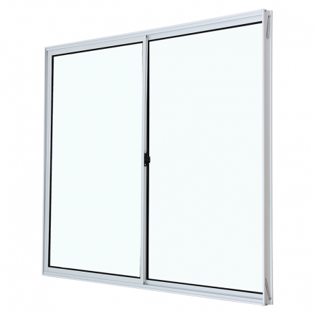 Janela 2 Folhas 100x100cm Alumínio Branco Elegance ALIANCE