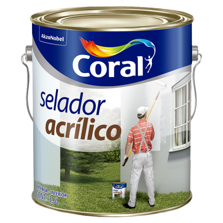 Selador Acrílico 3,6L CORAL