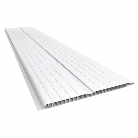 Forro de PVC 8mmx20cm Barra com 6m Branco MADEX