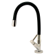 Torneira de Pia Mesa Bica Móvel Tubo Flex Preto C98 6165STOC