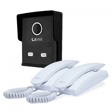 Kit Porteiro Coletivo Smart LR802K LIDER