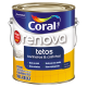 Tinta Látex Acrílico Econômico Fosco Renova Tetos Branco 3,6L CORAL