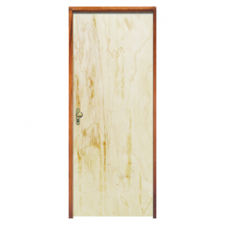Porta Lisa Mescla com Batente Misto 11cm e Fechadura Externa 210x0,60cm Esquerda SIDNEY
