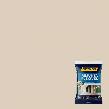 Rejunta Tudo Flexível 1kg Marfim FORTALEZA