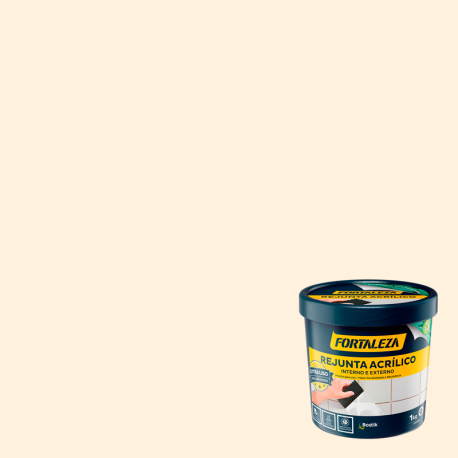Rejunte Acrílico 1kg Creme FORTALEZA
