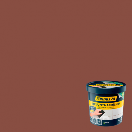 Rejunte Acrílico 1kg Café FORTALEZA