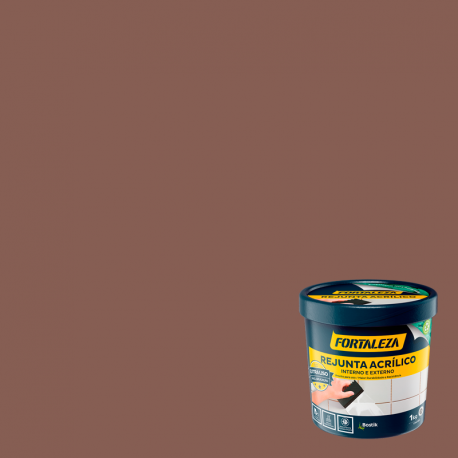 Rejunte Acrílico 1kg Imbuia FORTALEZA