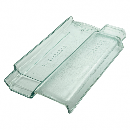 Telha de Vidro 40x21,5cm Romana Texturizada IBRAVIR