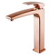 Misturador Monocomando para Lavatório Cuba de Apoio Loren Live 2877 R89 Rose Gold LORENZETTI