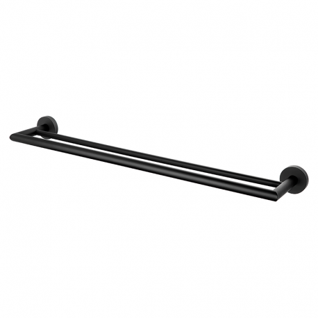 Toalheiro Duplo Loren Loft 2042 B82 Black LORENZETTI