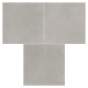 Porcelanato 120x120cm Lâmina Concrete Gray ABS Extra ROCA