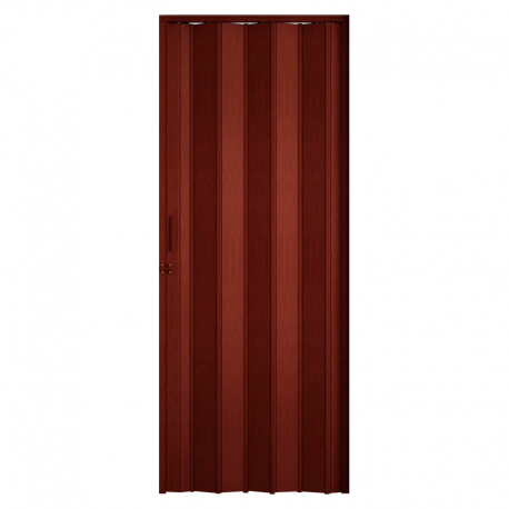 Porta Sanfonada PVC com Trinco 210x0,84cm Mogno BCF