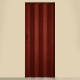 Porta Sanfonada PVC com Trinco 210x0,84cm Mogno BCF