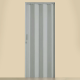 Porta Sanfonada PVC com Trinco 210x0,84cm Cinza BCF