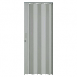 Porta Sanfonada PVC com Trinco 2,10x0,72m Cinza BCF