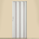 Porta Sanfonada PVC com Trinco 210x0,72cm Branca BCF