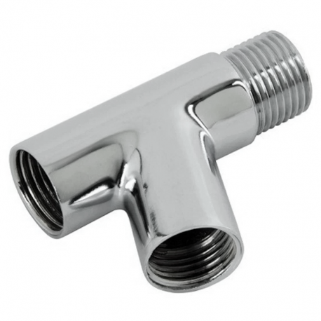 Junção Latão Cromado 1/2x1/2 JLC12 DACUNHA