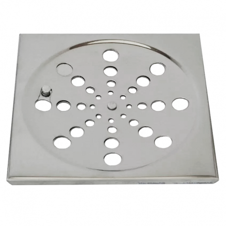 Grelha Inox Rotativa Quadrada 15cm DACUNHA