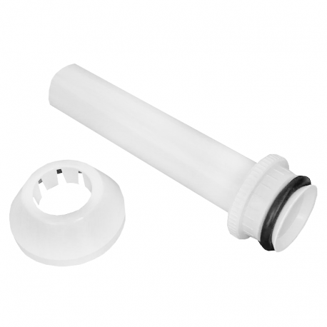 Tubo Bacia Ajustável ABS Branco 1.1/2x20cm DACUNHA